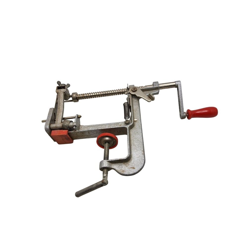 Vintage Metal Pampered Chef Mechanical Apple Peeler - Picture 1 of 3